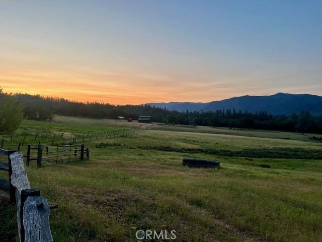 125 Cedar Gulch Rd, Hayfork, CA 96041 - mountain view featuring rural landscape