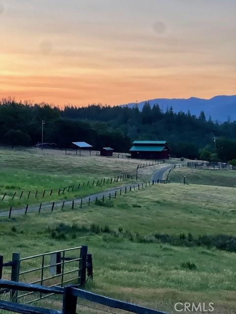 125 Cedar Gulch Rd, Hayfork, CA 96041 - view of home's community with a view of countryside and a mountain view