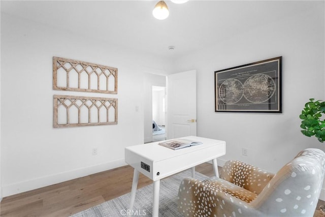 2220 Halladay St, Santa Ana, CA 92707 - office featuring wood finished floors and baseboards