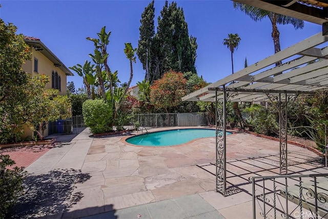 101 S Windsor Blvd, Los Angeles, CA 90004 - view of swimming pool featuring a pergola and a patio area