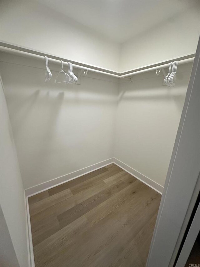 2453 Curlew St, San Diego, CA 92101 - walk in closet with wood finished floors