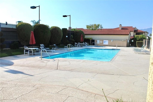 25584 Sharp Dr Unit D, Hemet, CA 92544 - community pool featuring a patio area