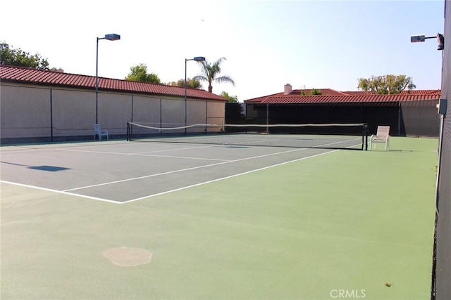 25584 Sharp Dr Unit D, Hemet, CA 92544 - view of tennis court with community basketball court