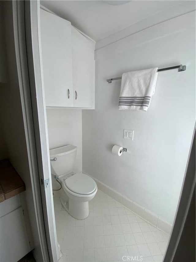 54858 Martinez Trl, Yucca Valley, CA 92284 - bathroom with toilet and tile patterned floors
