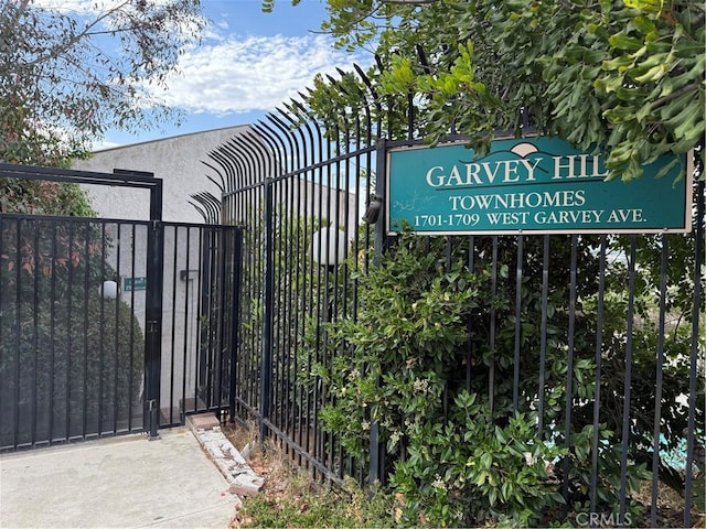 1701 Garvey Ave Unit 9, Alhambra, CA 91803 - view of gate