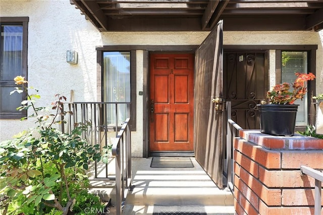 422 S Alhambra Ave Unit A, Monterey Park, CA 91755 - entrance to property with stucco siding
