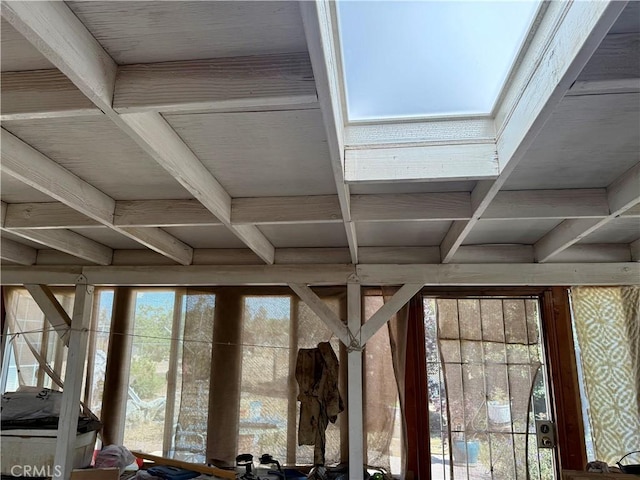 17798 Cherry St, Hesperia, CA 92345 - detailed view of beam ceiling and coffered ceiling
