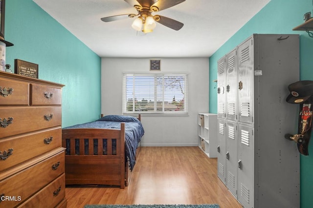 1099 N Agusta Ave, Camarillo, CA 93010 - bedroom featuring light wood-style floors and ceiling fan