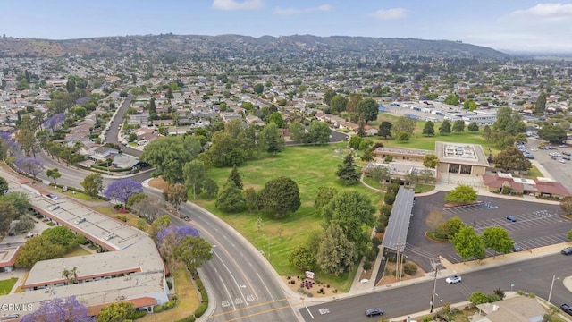 1099 N Agusta Ave, Camarillo, CA 93010 - aerial overview of property's location with a mountainous background