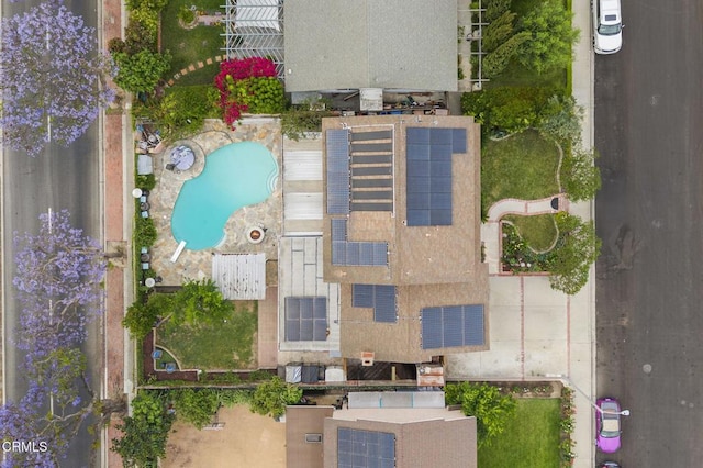 1099 N Agusta Ave, Camarillo, CA 93010 - aerial view of a pool