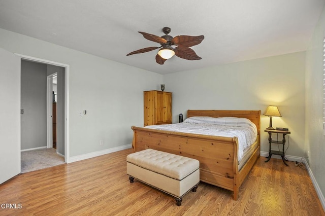 1099 N Agusta Ave, Camarillo, CA 93010 - bedroom featuring light wood-type flooring and ceiling fan
