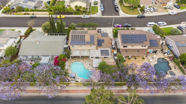 1099 N Agusta Ave, Camarillo, CA 93010 - aerial overview of property's location featuring a pool and nearby suburban area