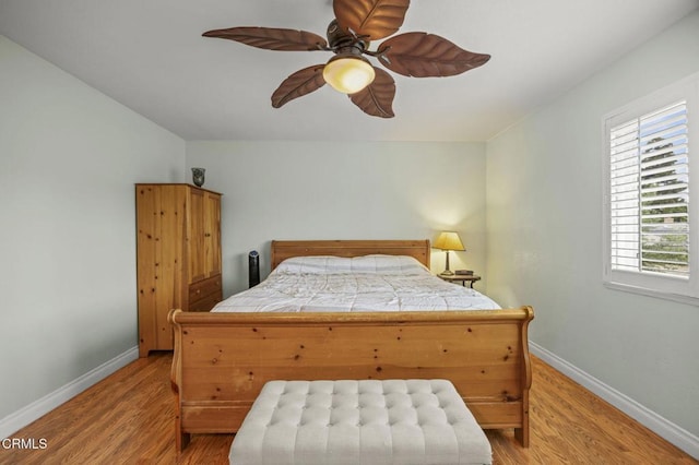 1099 N Agusta Ave, Camarillo, CA 93010 - bedroom with light wood-style flooring and ceiling fan