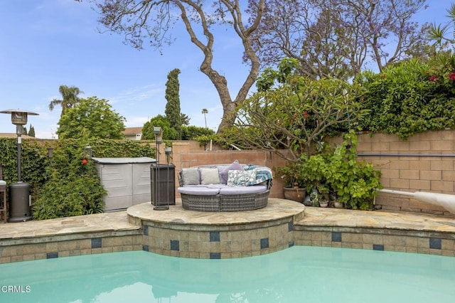 1099 N Agusta Ave, Camarillo, CA 93010 - view of pool featuring a fenced backyard and a patio area