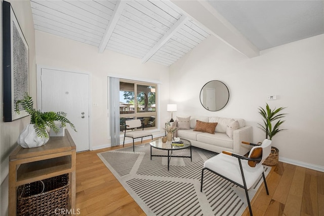 3721 Country Club Dr Unit 18, Long Beach, CA 90807 - living room featuring light wood finished floors and wooden ceiling