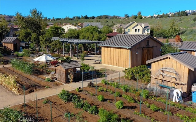142 Juniper Dr, Rancho Mission Viejo, CA 92694 - view of community featuring a garden and a pergola