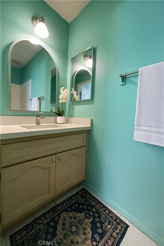 3748 W 118th St, Hawthorne, CA 90250 - bathroom featuring vanity and baseboards
