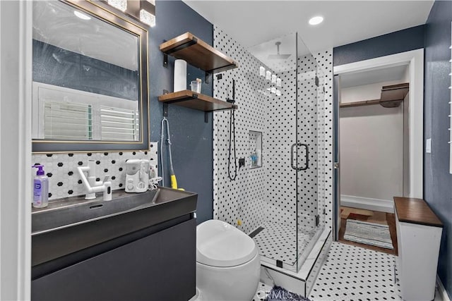 5911 Jones Ave, Westminster, CA 92683 - full bath with a stall shower, vanity, and toilet