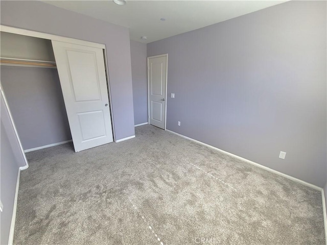 40955 Belleray Ave, Murrieta, CA 92562 - unfurnished bedroom featuring carpet, baseboards, and a closet