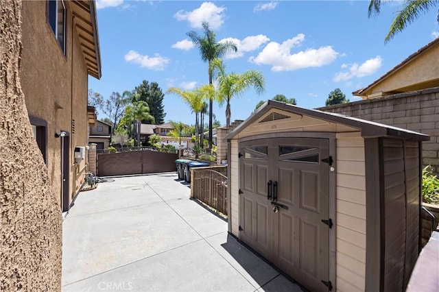 2300 Meadow View Ln, Chino Hills, CA 91709 - view of patio / terrace featuring a gate and a residential view