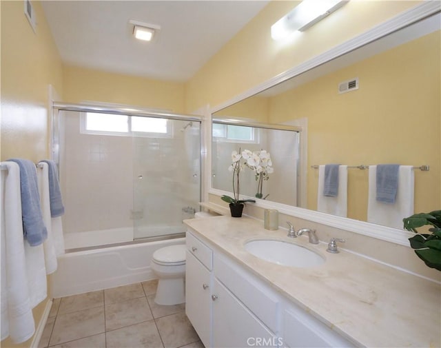 28408 Quailhill Dr, Rancho Palos Verdes, CA 90275 - full bath featuring vanity, toilet, healthy amount of natural light, and shower / bath combination with glass door