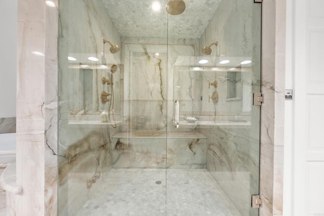 18150 Via Ascenso, Rancho Santa Fe, CA 92067 - full bath with a marble finish shower