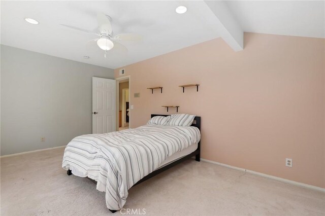 24092 Lapwing Ln, Laguna Niguel, CA 92677 - bedroom with carpet floors, baseboards, ceiling fan, and recessed lighting