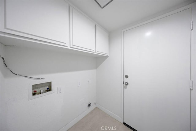 867 Winding Brook Ln, Walnut, CA 91789 - laundry room featuring cabinet space, hookup for a washing machine, and baseboards