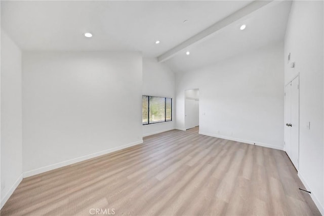867 Winding Brook Ln, Walnut, CA 91789 - unfurnished room with recessed lighting, light wood-style flooring, and baseboards