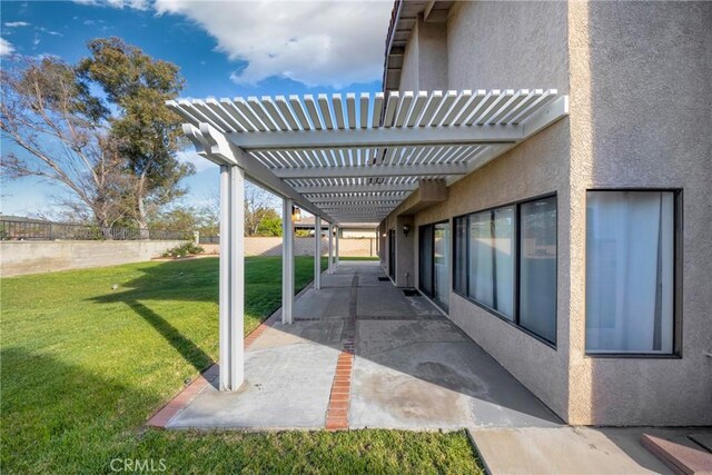 867 Winding Brook Ln, Walnut, CA 91789 - view of patio / terrace featuring a pergola