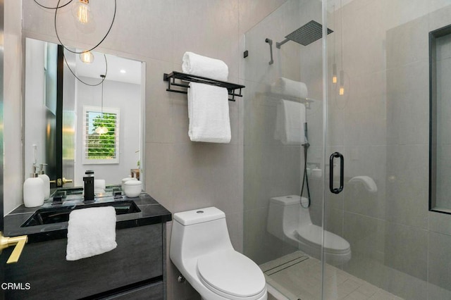 5622 Natick Ave, Sherman Oaks, CA 91411 - full bath featuring toilet, a shower stall, and vanity