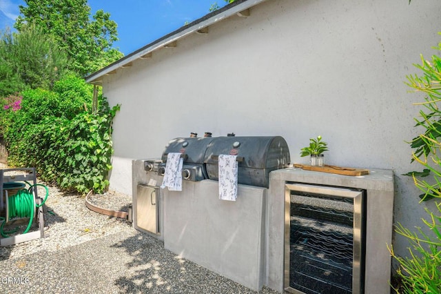 5622 Natick Ave, Sherman Oaks, CA 91411 - view of patio featuring wine cooler and grilling area