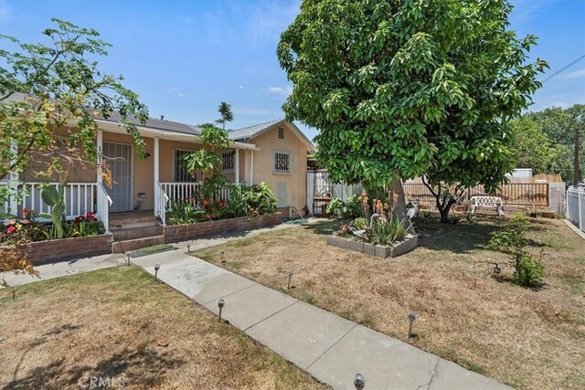 1218 S Sultana Ave Unit A, Ontario, CA 91761 - view of front of property featuring a porch and stucco siding