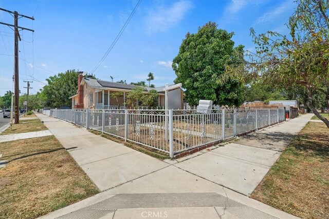 1218 S Sultana Ave Unit A, Ontario, CA 91761 - view of front of property featuring a fenced front yard