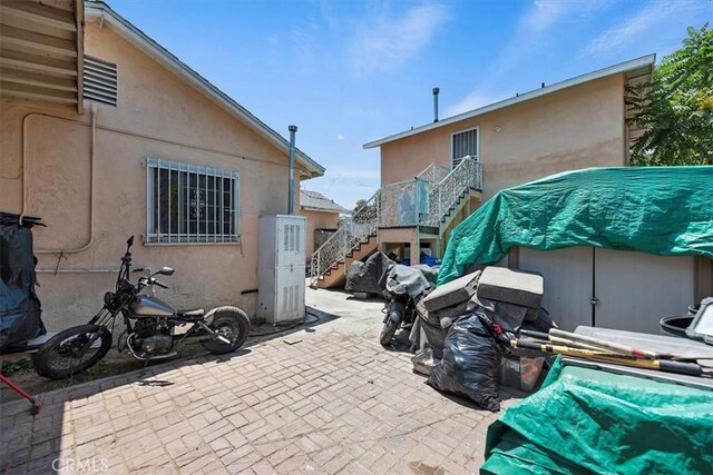 1218 S Sultana Ave Unit A, Ontario, CA 91761 - view of patio / terrace with stairs