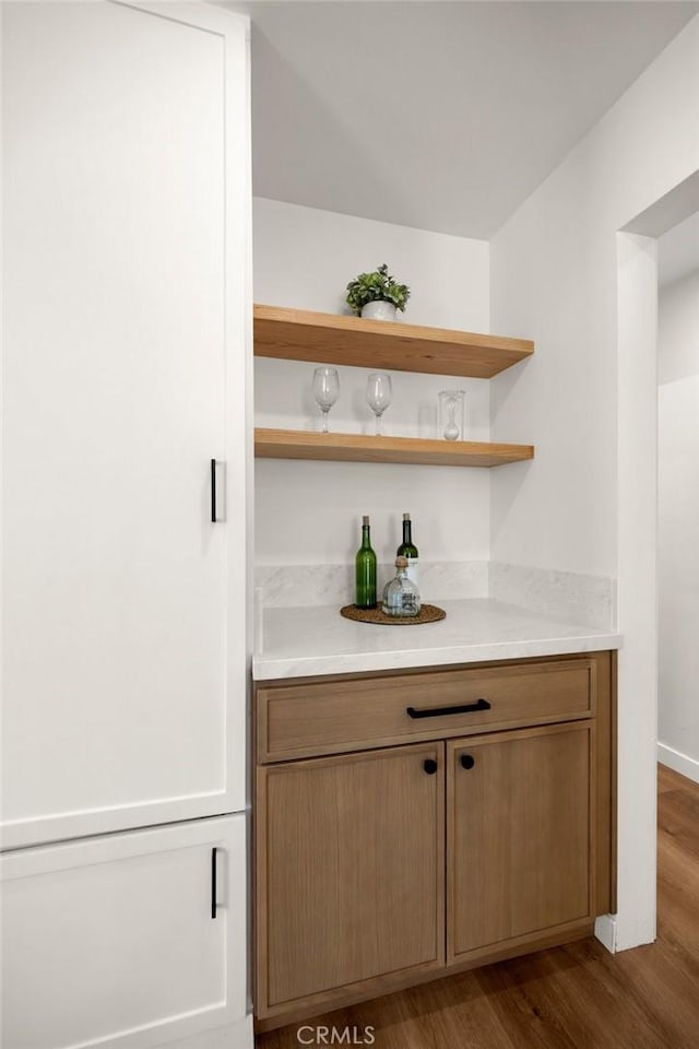 3629 W 144th St, Hawthorne, CA 90250 - bar area with dark wood-style floors