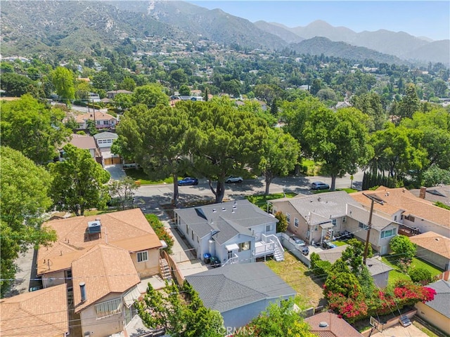 3316 Burritt Way, Glendale, CA 91214 - aerial perspective of suburban area with a mountainous background
