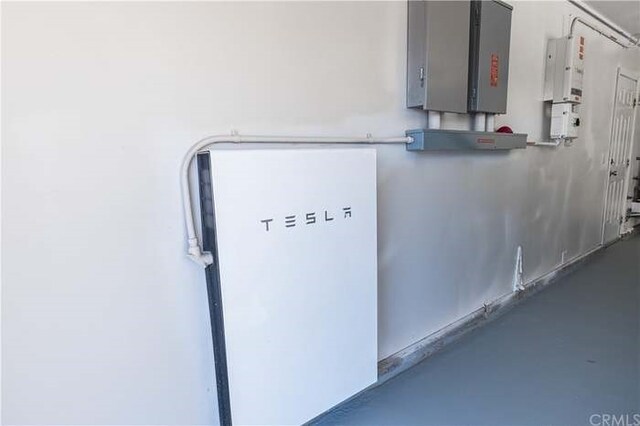 6683 Sherman Hoyt Ave Unit 29, Palms, CA 92277 - detailed view of wall-mounted power storage and related energy utilities