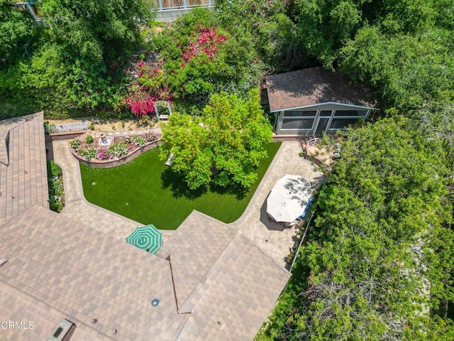 2210 Brambling Ln, Pasadena, CA 91107 - aerial view
