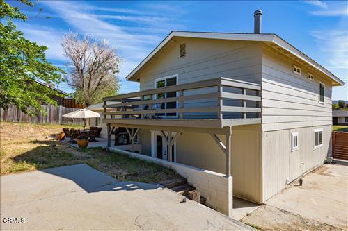 22150 Buena Vista St, Tehachapi, CA 93561 - back of house with a patio area and a wooden deck