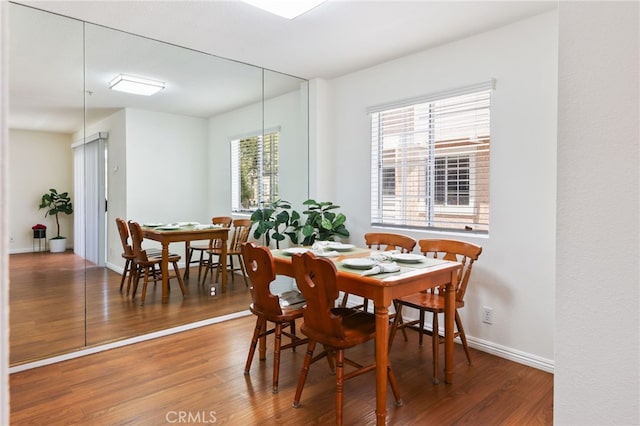 1707 Pepper St Unit A, Alhambra, CA 91801 - dining space with wood finished floors and baseboards