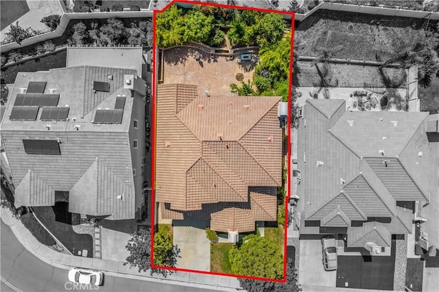 4127 Poplar Cir, Lake Elsinore, CA 92530 - aerial overview of property's location featuring property boundaries highlighted