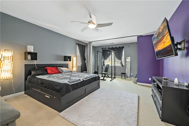 4127 Poplar Cir, Lake Elsinore, CA 92530 - bedroom with carpet flooring and a ceiling fan