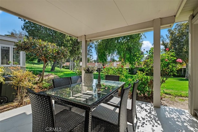 5437 Via Carrizo, Laguna Woods, CA 92637 - view of patio / terrace with outdoor dining area