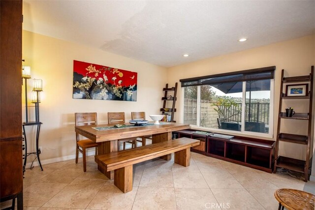 4 Amherst, Laguna Niguel, CA 92677 - dining room with recessed lighting and light tile patterned floors
