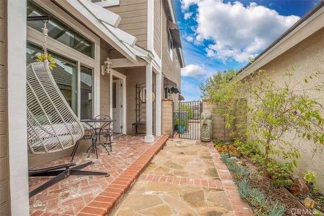 4 Amherst, Laguna Niguel, CA 92677 - view of patio featuring a gate