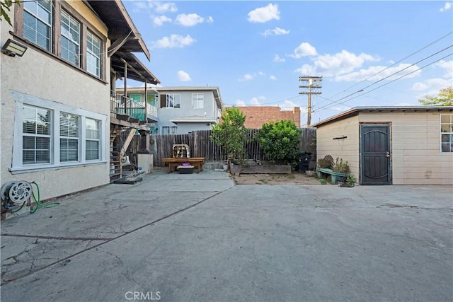 1914 S W View St, Los Angeles, CA 90016 - view of patio featuring stairs