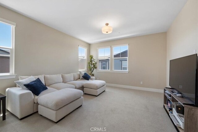 176 Tango Way, San Luis Obispo, CA 93401 - living room featuring light colored carpet and baseboards