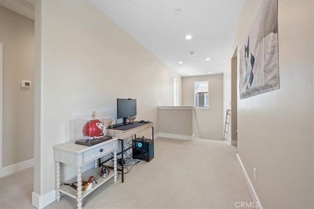 176 Tango Way, San Luis Obispo, CA 93401 - carpeted office featuring baseboards and recessed lighting