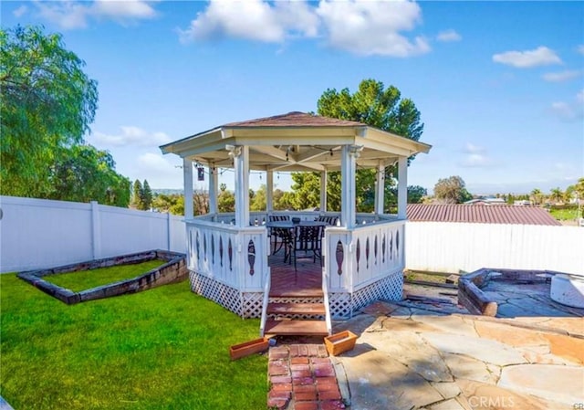 2416 Hialeah Cir, Norco, CA 92860 - view of patio / terrace with a gazebo and a deck
